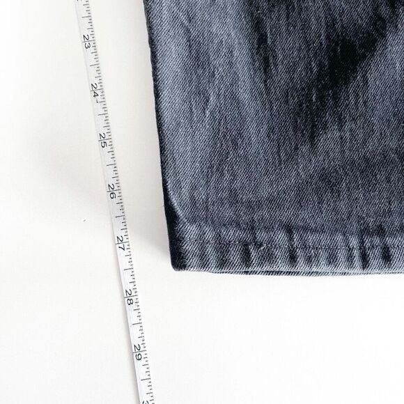 Banana Republic Mens Dark Wash Denim Straight Jeans Black 38x32 - Picture 5 of 9